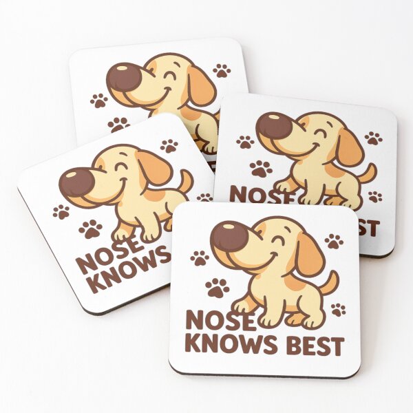 Item preview, Nose Knows Best Dog Logo designed and sold by OwnYourMood.