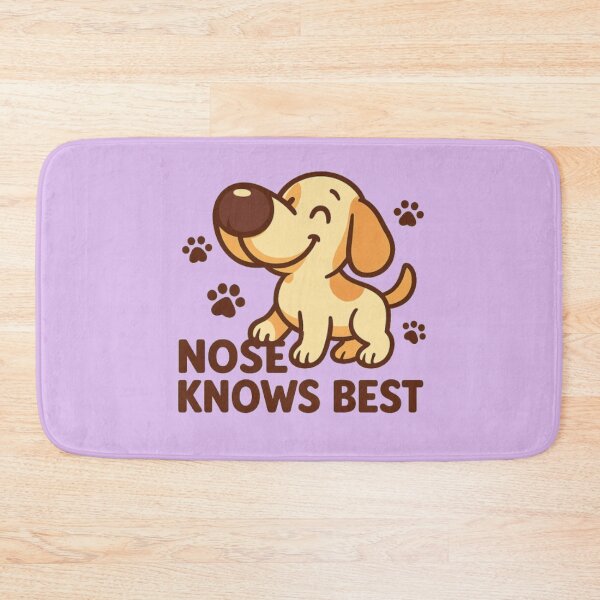 Item preview, Nose Knows Best Dog Logo designed and sold by OwnYourMood.