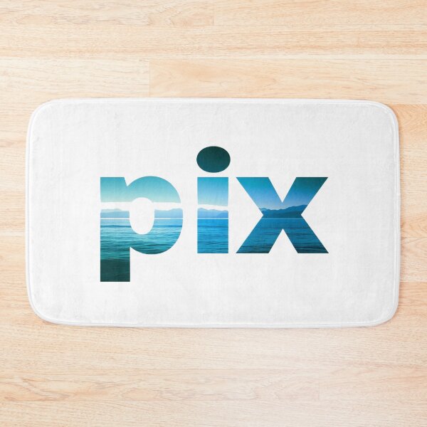 Item preview, PIX Ocean Typography • Double‑Exposure Sea & Sky • Minimal Nature Photography Design designed and sold by Bright Nest Studio.