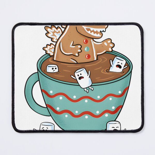 Item preview, Gingerbread Monster In Hot Chocolate Funny Design designed and sold by Ifemix.