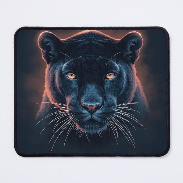 Item preview, Midnight Panther – Neon Predator Art designed and sold by Kavya Art.