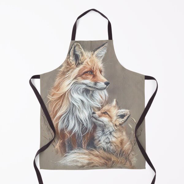 Item preview, Mother fox and her cub designed and sold by Brian Tarr.