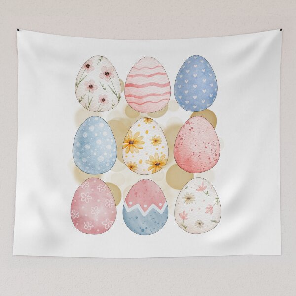 Item preview, Colorful Eggs - Easter Illustration designed and sold by iamKRUK.