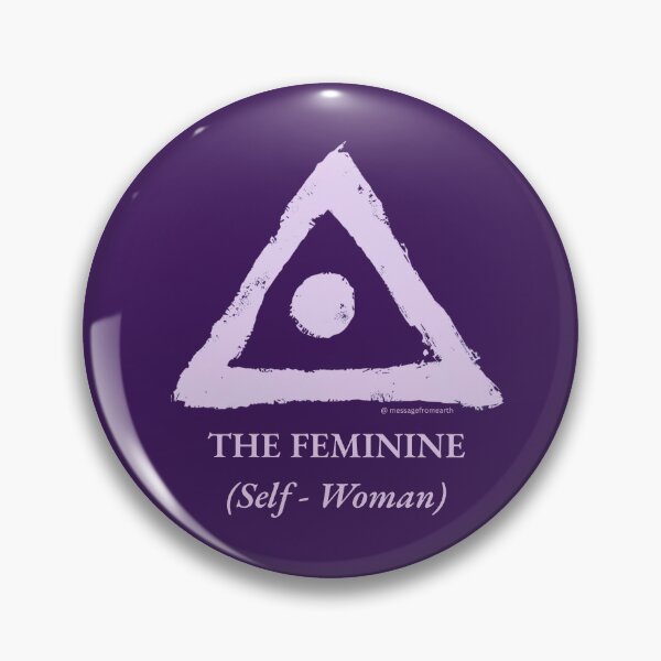 Item preview, Feminine - Neolithic Cipher - Self and Woman - Minimalist T-Shirt - #1 designed and sold by Message from Earth.