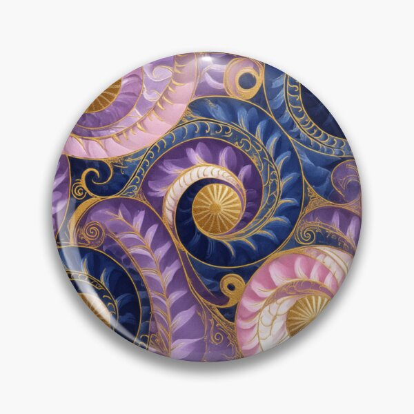 Item preview, New Zealand Māori Paua Pattern Koru Design 868 designed and sold by GrinGalore.
