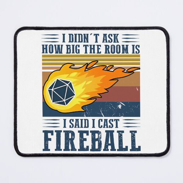 Item preview, DM I Cast Fireball DND Dragon Dungeon Master Wizard designed and sold by AraceLidway.