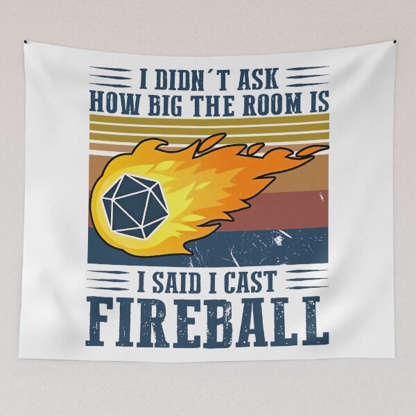 Item preview, DM I Cast Fireball DND Dragon Dungeon Master Wizard designed and sold by AraceLidway.