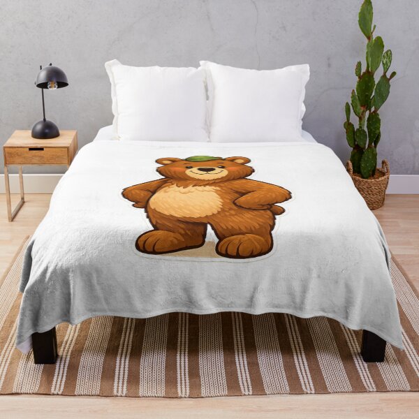 Item preview, Cute Cartoon Papa Bear Sticker - Earthy Colors, Family Gift designed and sold by MKreative Studio.