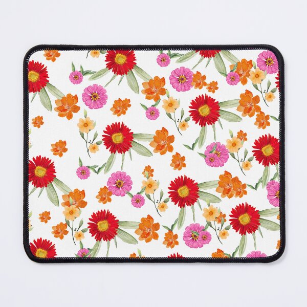 Item preview, Bold Watercolor Floral Seamless Pattern on Black Background designed and sold by Atlasoloji.