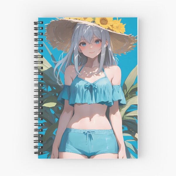 Item preview, Erika Itsumi Girls Und Panzer Sunflower Hat Tropical Blue designed and sold by Tokyonomad.