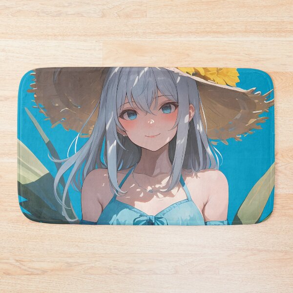 Item preview, Erika Itsumi Girls Und Panzer Sunflower Hat Tropical Blue designed and sold by Tokyonomad.