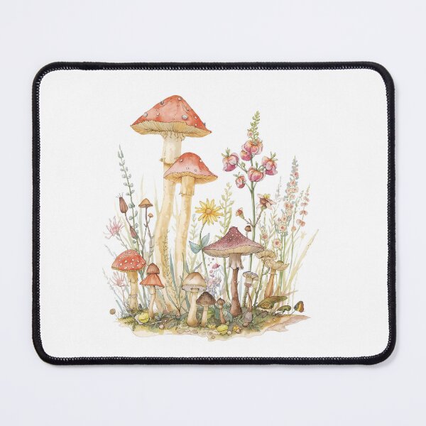 Item preview, Mushrooms and Wildflowers designed and sold by uunaa.