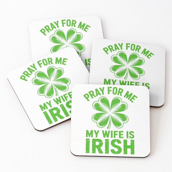 Item preview, Pray For Me My Wife is Irish St Patricks Day Ireland Husband designed and sold by papertaless.