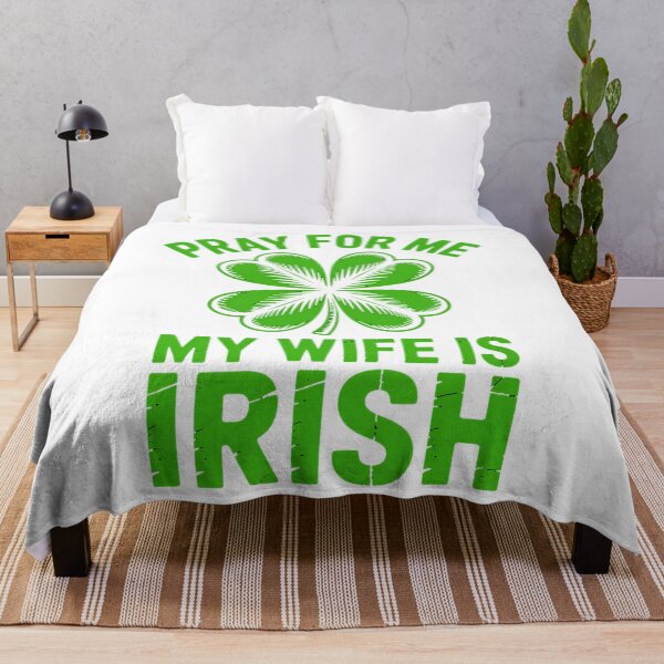 Item preview, Pray For Me My Wife is Irish St Patricks Day Ireland Husband designed and sold by papertaless.