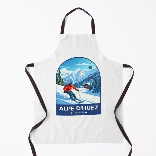 Item preview, Alpe d'Huez France Sticker Ski Resort designed and sold by TulipaGraphics.