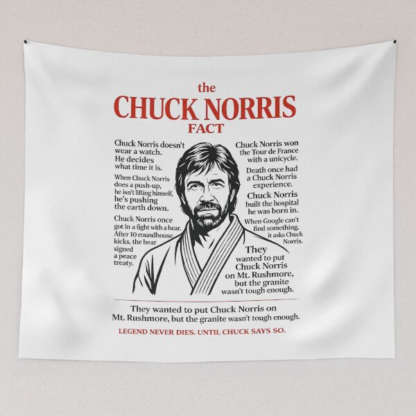 Item preview, Chuck Norris - Chuck Norris RIP 1940–2026 Memorial designed and sold by SideAway.