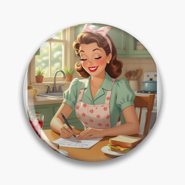 Item preview, Domestic goddess’s pause time cartoon scene designed and sold by Ponted.