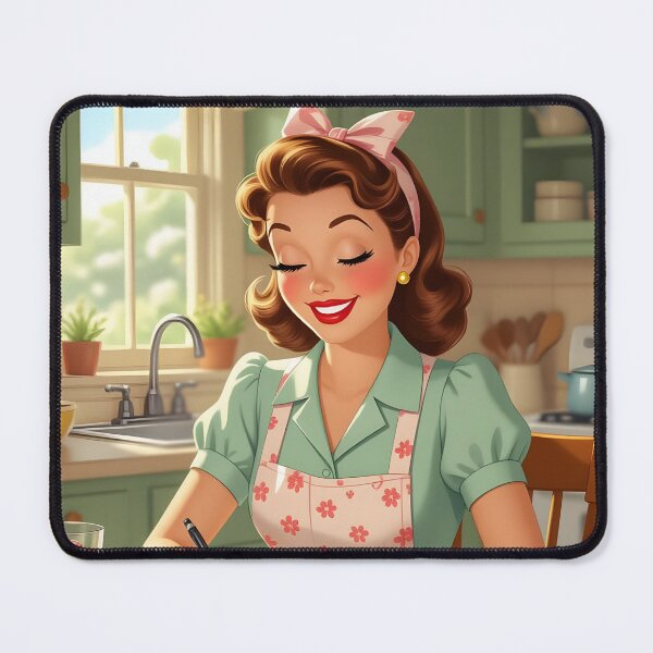 Item preview, Domestic goddess’s pause time cartoon scene designed and sold by Ponted.