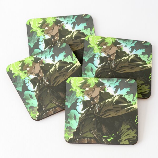 Item preview, Amaimon Blue Exorcist Wild Green Fire Aura designed and sold by Tokyonomad.