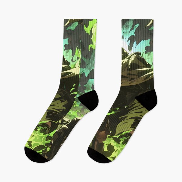 Item preview, Amaimon Blue Exorcist Wild Green Fire Aura designed and sold by Tokyonomad.