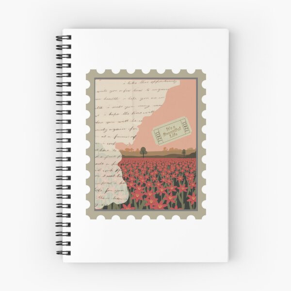 Item preview,  Vintage Flower Field Stamp | Aesthetic Floral Landscape designed and sold by LunaArtology.