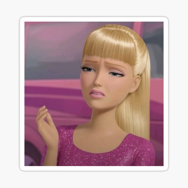 Sassy Barbie Sticker