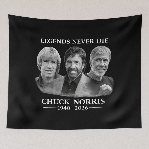 Item preview, Chuck Norris - Chuck Norris RIP 1940–2026 Memorial designed and sold by SideAway.