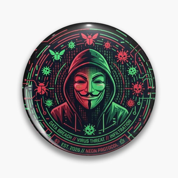 Artikelvorschau, Virus-Infiltrator-Hacker-Anonymous-Shirt entworfen und verkauft von KurtByteStudio.