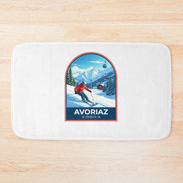 Item preview, Avoriaz France Sticker designed and sold by TulipaGraphics.