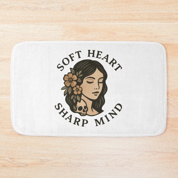 Item preview, Soft Heart Sharp Mind – Girl Empowerment Logo designed and sold by OwnYourMood.