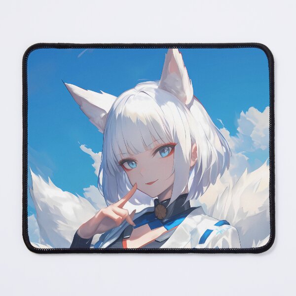Item preview, Kaga Azur Lane Blue Kimono Fox Spirit Sky designed and sold by Tokyonomad.