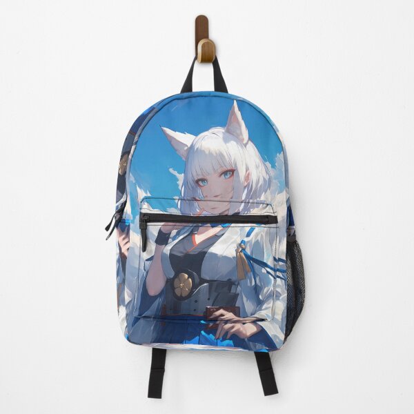 Item preview, Kaga Azur Lane Blue Kimono Fox Spirit Sky designed and sold by Tokyonomad.