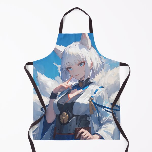 Item preview, Kaga Azur Lane Blue Kimono Fox Spirit Sky designed and sold by Tokyonomad.