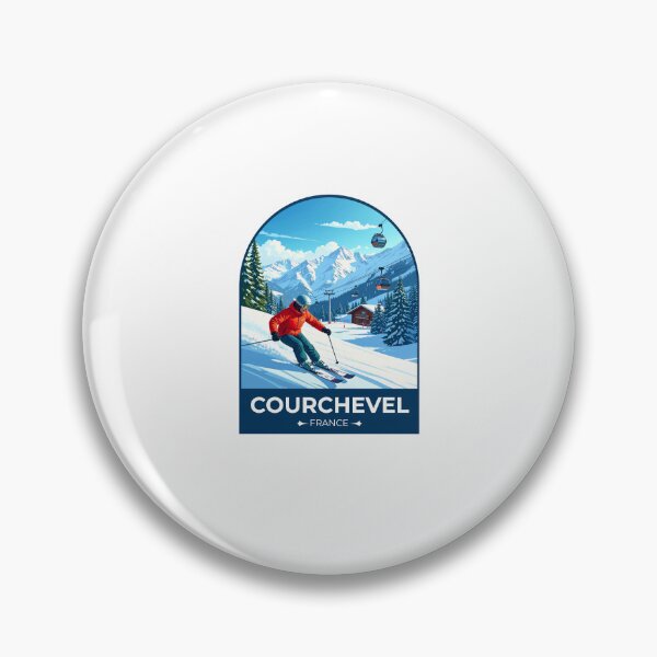 Item preview, Courchevel France Sticker designed and sold by TulipaGraphics.