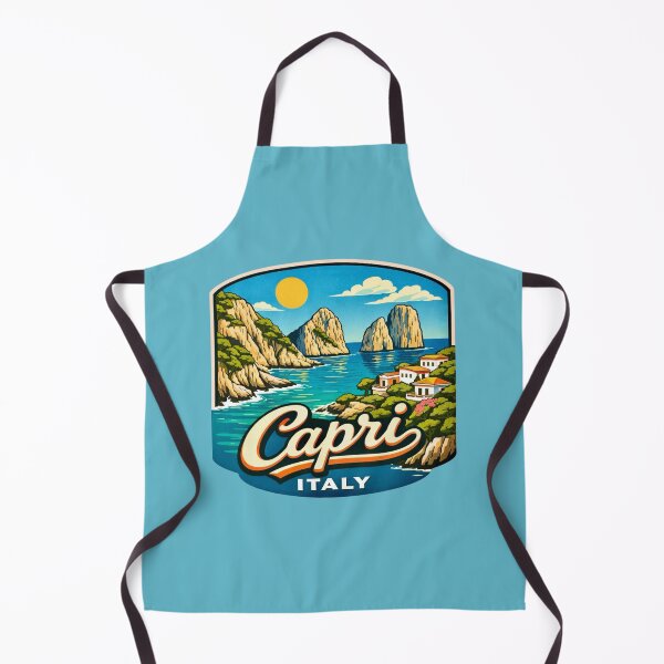 Item preview, Capri, Italy - Faraglioni Coastal Cliffs designed and sold by Myra365Art.