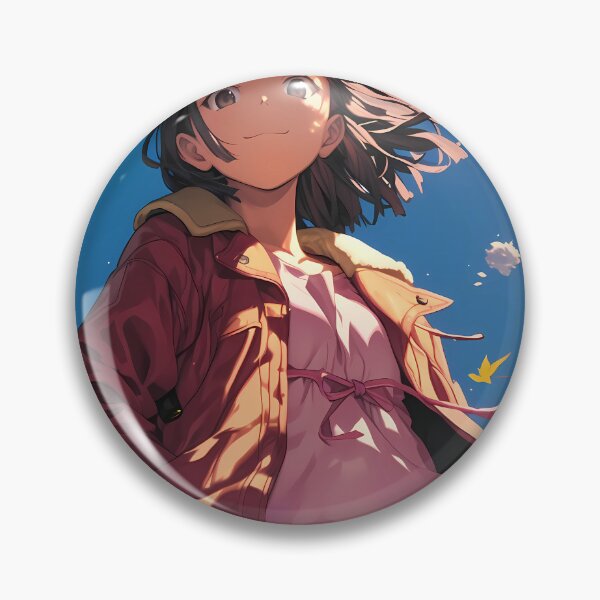 Item preview, Nadeko Sengoku Bakemonogatari Autumn Leaves Golden Hour Gentle Smile designed and sold by Tokyonomad.