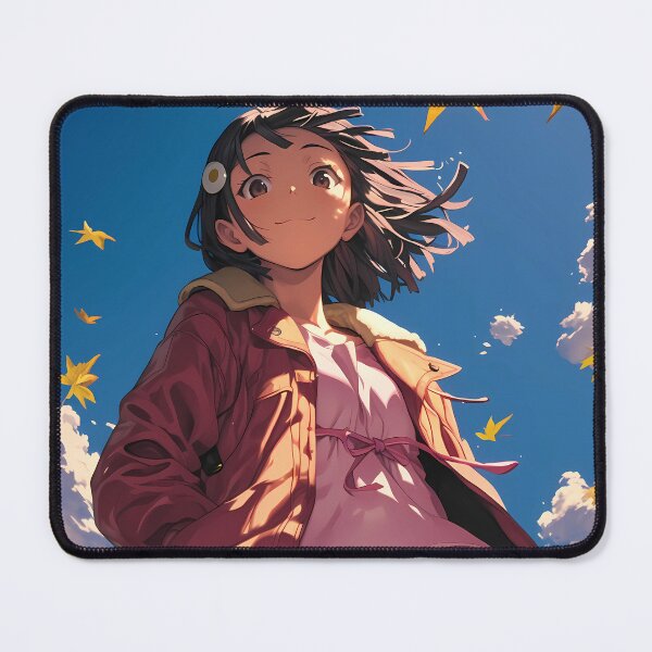 Item preview, Nadeko Sengoku Bakemonogatari Autumn Leaves Golden Hour Gentle Smile designed and sold by Tokyonomad.