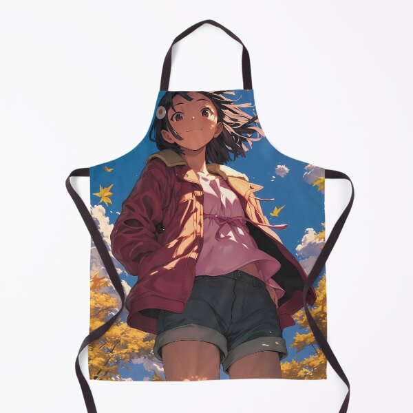 Item preview, Nadeko Sengoku Bakemonogatari Autumn Leaves Golden Hour Gentle Smile designed and sold by Tokyonomad.
