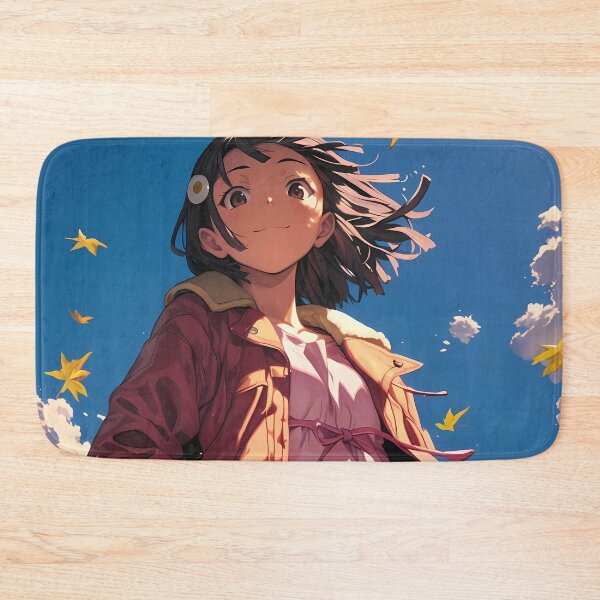 Item preview, Nadeko Sengoku Bakemonogatari Autumn Leaves Golden Hour Gentle Smile designed and sold by Tokyonomad.