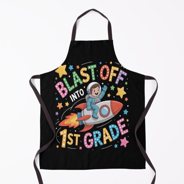 Item preview, Blast Off Into 1st Grade Back to School Space Rocket designed and sold by StuffNestie.