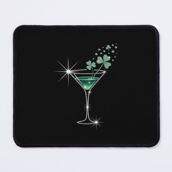 Item preview, St. Patricks Day Martini Clover Bling designed and sold by papertaless.