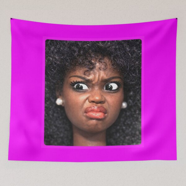 Item preview, Funny Disgusted Doll Face Meme designed and sold by The Art by Rossouw.
