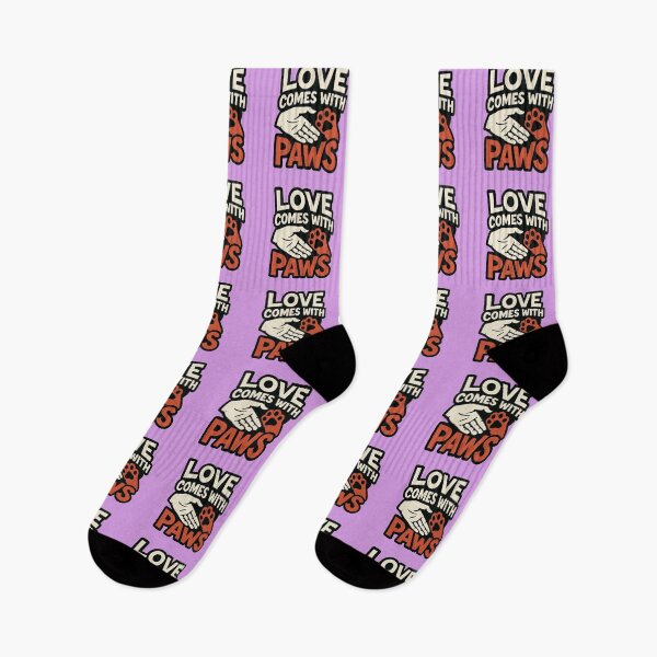 Item preview, Love Comes with Paws – Retro Pet Bond Design designed and sold by OwnYourMood.