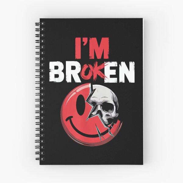 Item preview, I'm Ok I'm Broken Tshirt Invisible Illness Mental Health designed and sold by CherylCGarrison.
