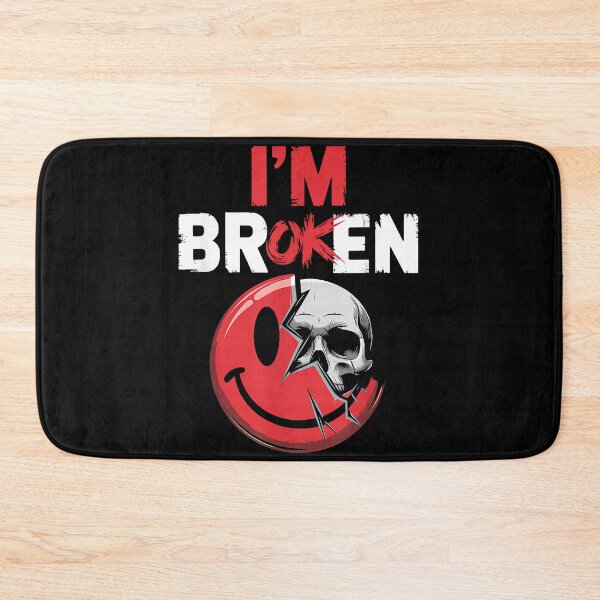Item preview, I'm Ok I'm Broken Tshirt Invisible Illness Mental Health designed and sold by CherylCGarrison.
