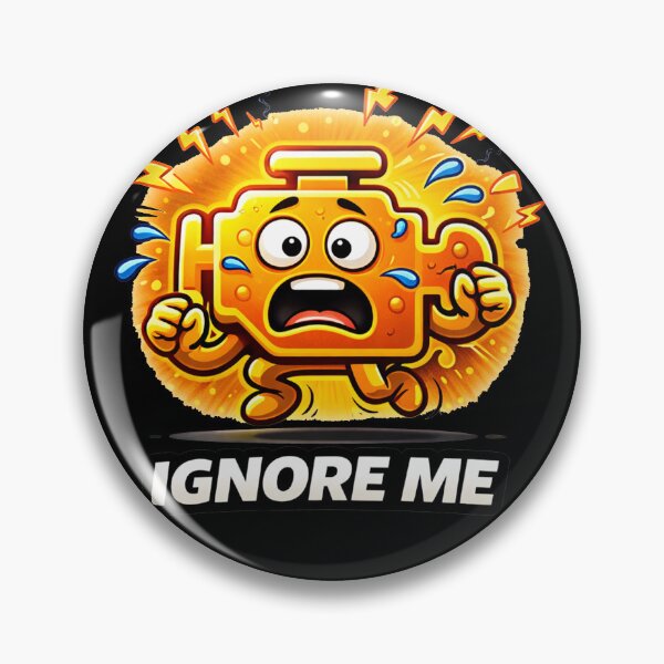 Item preview, Ignore Me Check Engine Meme designed and sold by MonkiFlipp.