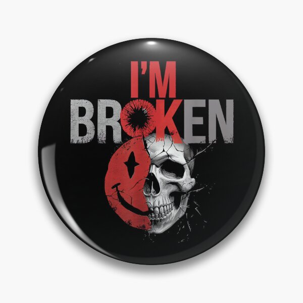 Item preview, I'm Ok I'm Broken Tshirt Invisible Illness Mental Health designed and sold by CherylCGarrison.