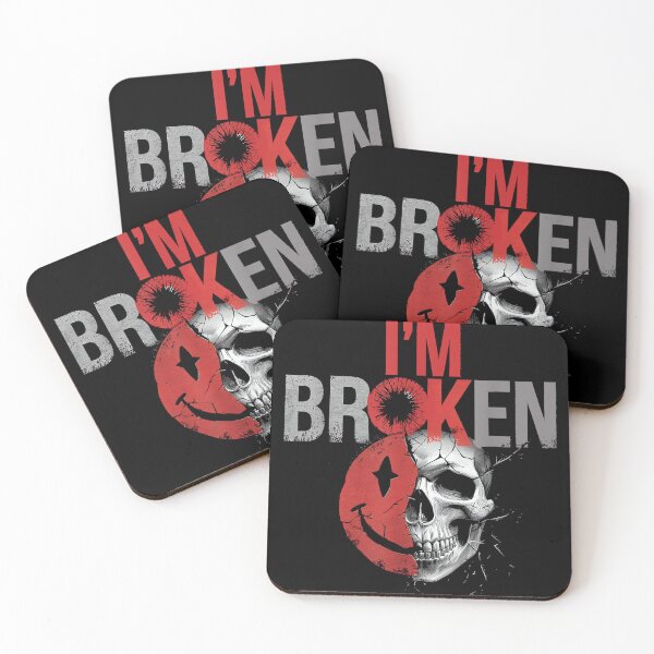 Item preview, I'm Ok I'm Broken Tshirt Invisible Illness Mental Health designed and sold by CherylCGarrison.
