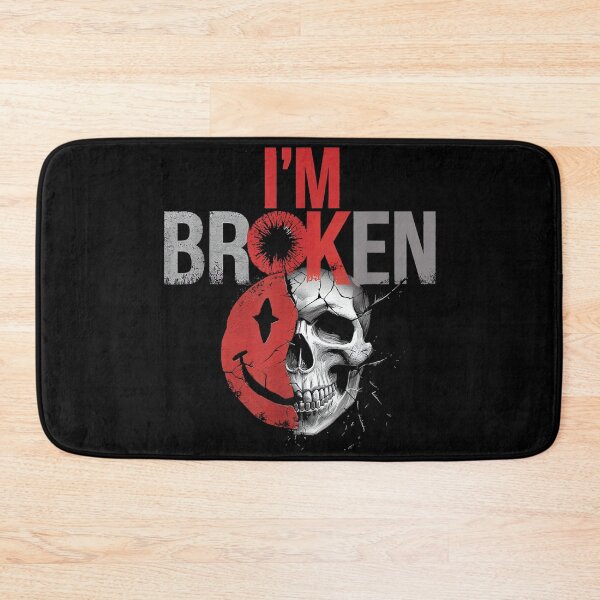 Item preview, I'm Ok I'm Broken Tshirt Invisible Illness Mental Health designed and sold by CherylCGarrison.