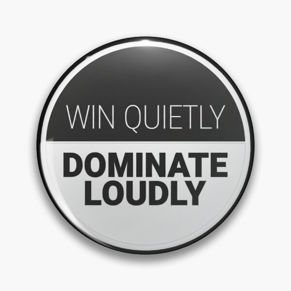 Item preview, Silent Hustle Loud Domination Quote designed and sold by PrintBreeze.